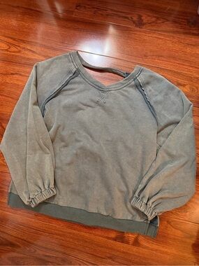 POL Olive Green Crewneck Sweatshirt
